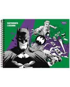 imagem principal do produto Caderno Cartografia Capa Dura Batman