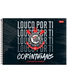 imagem principal do produto Caderno Cartografia Capa Dura Corinthians