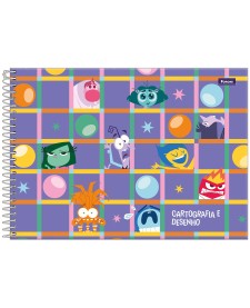 imagem principal do produto Caderno Cartografia Capa Dura Divertidamente