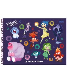 imagem principal do produto Caderno Cartografia Capa Dura Divertidamente