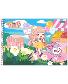imagem principal do produto Caderno Cartografia Capa Dura Doll