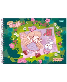 imagem principal do produto Caderno Cartografia Capa Dura Doll