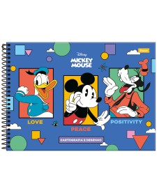 imagem principal do produto Caderno Cartografia Capa Dura Mickey Mouse