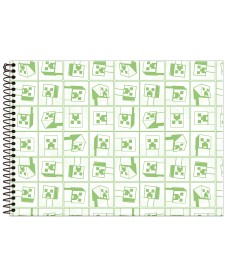 imagem de detalhe produto Caderno Cartografia Capa Dura Minecraft