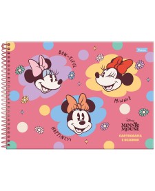 imagem principal do produto Caderno Cartografia Capa Dura Minnie Mouse
