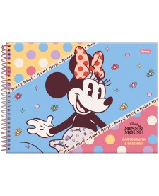 imagem principal do produto Caderno Cartografia Capa Dura Minnie Mouse