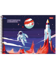 imagem principal do produto Caderno Cartografia Capa Dura Spacefly