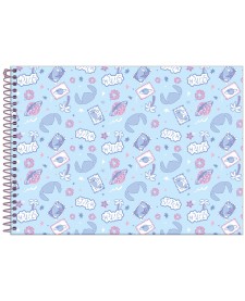 imagem de detalhe produto Caderno Cartografia Capa Dura Stitch