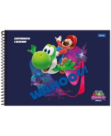 imagem principal do produto Caderno Cartografia Capa Dura The Super Mario Galaxy Movie