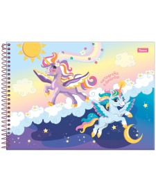 imagem principal do produto Caderno Cartografia Capa Dura Unicórnio