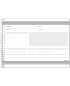 imagem de detalhe produto Caderno Cartografia Capa Flexível Pick Pro