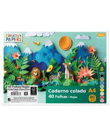 imagem principal do produto Caderno Colado CREATIVE