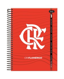 imagem principal do produto Caderno College Capa Dura Flamengo