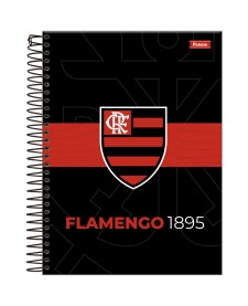 imagem principal do produto Caderno College Capa Dura Flamengo