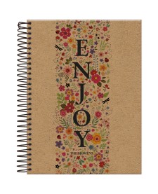 imagem principal do produto Caderno College Capa Dura Kraft Art