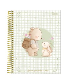 imagem principal do produto Caderno College Capa Dura  Milk & Honey