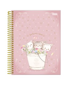 imagem principal do produto Caderno College Capa Dura  Milk & Honey