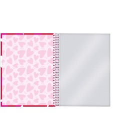 imagem de detalhe produto Caderno College Capa Dura Pink Power