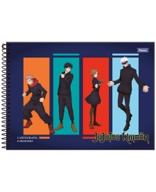 imagem principal do produto Caderno de Cartografia Capa Dura Jujutsu Kaisen