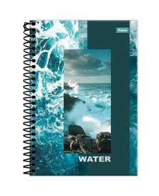 imagem principal do produto Caderno Espiral 1/4 4 Elementos Mais