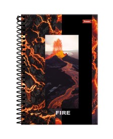 imagem principal do produto Caderno Espiral 1/4 4 Elementos Mais