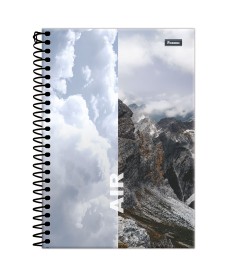 imagem principal do produto Caderno Espiral 1/4 4 Elementos