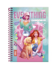 imagem principal do produto Caderno Espiral 1/4 Capa Dura Amigas Para Sempre