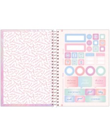 imagem de detalhe produto Caderno Espiral 1/4 Capa Dura Blush