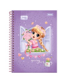 imagem principal do produto Caderno Espiral 1/4 Capa Dura Judy
