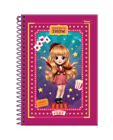 imagem principal do produto Caderno Espiral 1/4 Capa Dura Judy