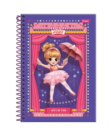 imagem principal do produto Caderno Espiral 1/4 Capa Dura Judy