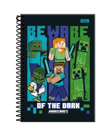 imagem principal do produto Caderno Espiral 1/4 Capa Dura Minecraft