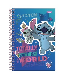 imagem principal do produto Caderno Espiral 1/4 Capa Dura Stitch