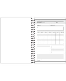 imagem de detalhe produto Caderno Espiral 1/4  Cross Racing