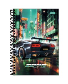 imagem principal do produto Caderno Espiral 1/4  Cross Racing