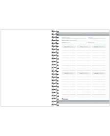 imagem de detalhe produto Caderno Espiral 1/4 Feminino Cliff