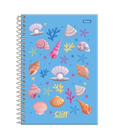 imagem principal do produto Caderno Espiral 1/4 Feminino Cliff