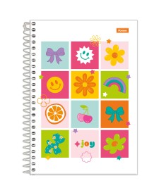 imagem principal do produto Caderno Espiral 1/4 Joyful Mind