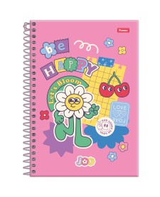 imagem principal do produto Caderno Espiral 1/4 Joyful Mind