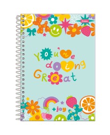 imagem principal do produto Caderno Espiral 1/4 Joyful Mind
