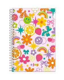 imagem principal do produto Caderno Espiral 1/4 Joyful Mind