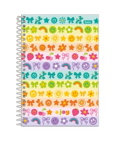 imagem principal do produto Caderno Espiral 1/4 Joyful Mind