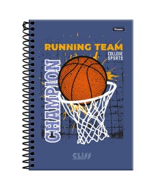 imagem principal do produto Caderno Espiral 1/4 Masculino Cliff