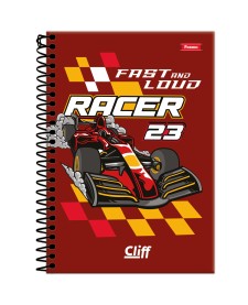imagem principal do produto Caderno Espiral 1/4 Masculino Cliff