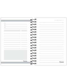 imagem de detalhe produto Caderno Espiral 1/8 Feminino Cliff