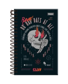 imagem principal do produto Caderno Espiral 1/8 Masculino Cliff