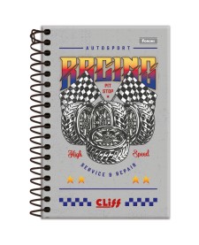 imagem principal do produto Caderno Espiral 1/8 Masculino Cliff