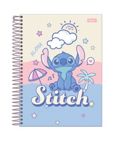 imagem principal do produto Caderno Papel de Carta Capa Dura Stitch