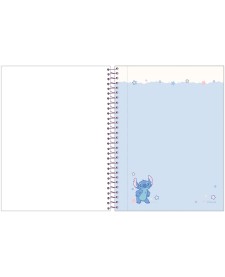 imagem principal do produto Caderno Papel de Carta Capa Dura Stitch