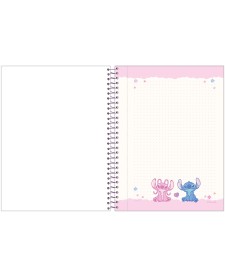 imagem principal do produto Caderno Papel de Carta Capa Dura Stitch